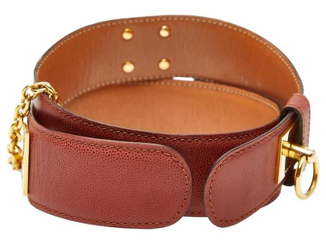 Céline CELINE Leather Belt Brown - view 3
