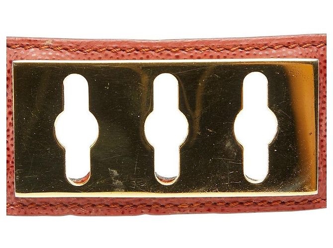 Céline CELINE Leather Belt Brown - view 4