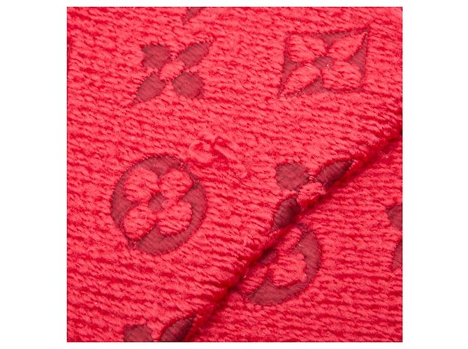 Sciarpa Logomania in Lana e Seta Monogramma Louis Vuitton Rosa - vista 3