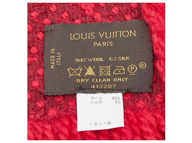 Sciarpa Logomania in Lana e Seta Monogramma Louis Vuitton Rosa - vista 4