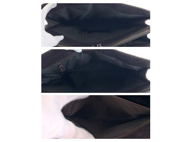 Pasta de couro GG Supreme da Gucci Marrom - vista 5
