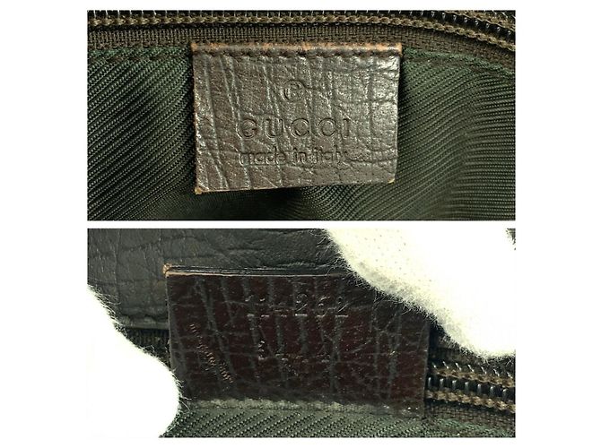 Pasta de couro GG Supreme da Gucci Marrom - vista 6
