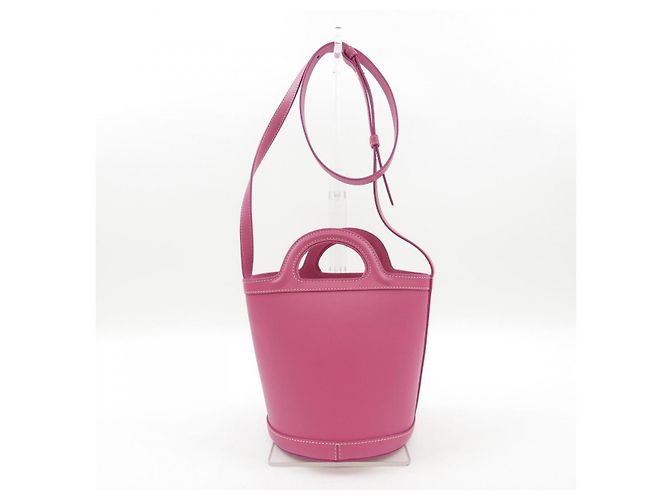 Borsa in pelle di vitello Marni SCMP0056U0 LV589 Rosa - vista 3