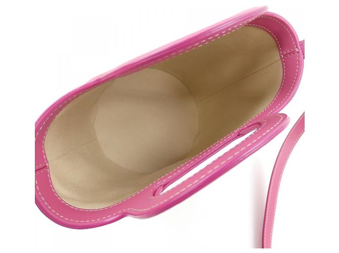 Borsa in pelle di vitello Marni SCMP0056U0 LV589 Rosa - vista 8
