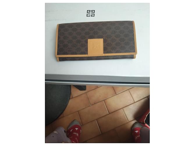 Céline Celine Leder Geldbörse Braun - Ansicht 6