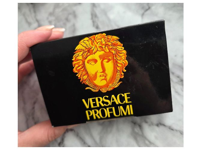 Orecchini Gianni Versace Sunface dorati - vista 3