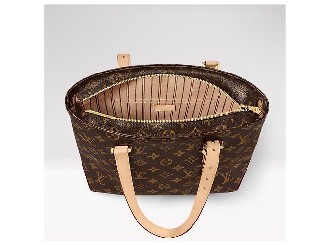 Borsa Louis Vuitton Piano Tela Monogramma Marrone - vue 2
