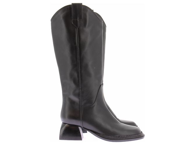 Nodaleto Botines negros de cuero - vista 2