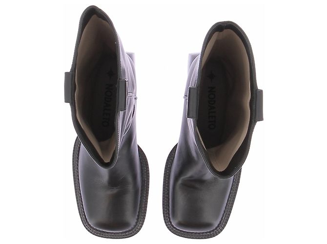 Nodaleto Botines negros de cuero - vista 6