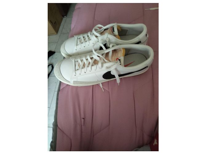 Sneakers Nike Blazer Low Nero Bianco - vista 5