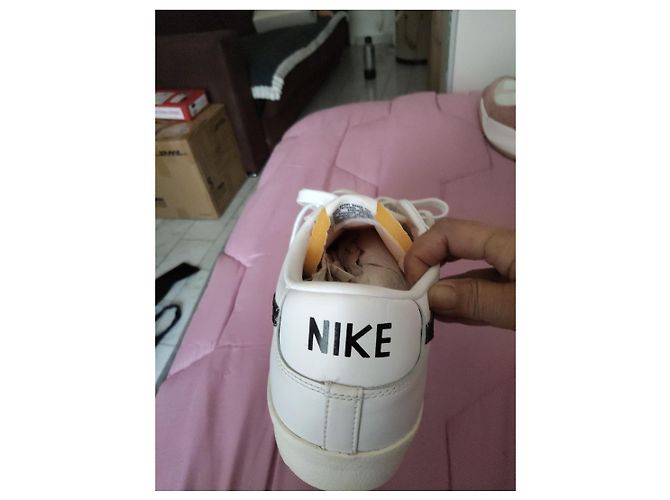 Sneakers Nike Blazer Low Nero Bianco - vista 6