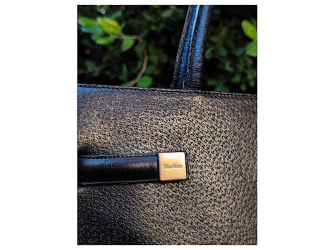 Borsa Max Mara in pelle nera Nero - vista 2