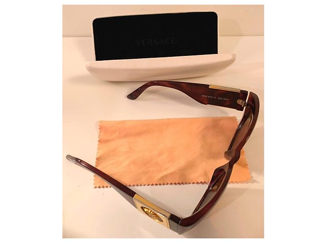 Gafas de sol Medusa Versace Dorado Marrón claro - vista 10