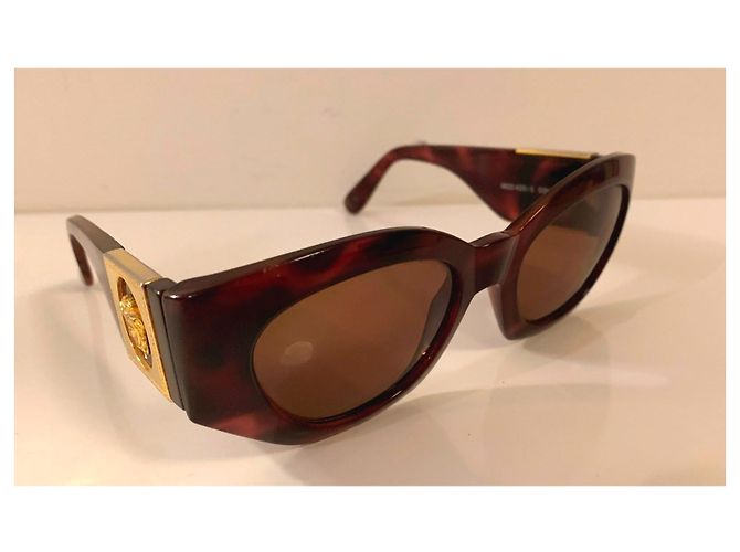 Gafas de sol Medusa Versace Dorado Marrón claro - vista 11