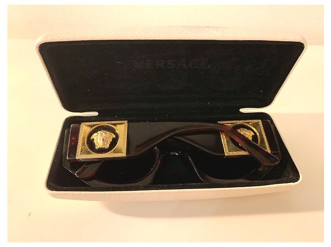 Gafas de sol Medusa Versace Dorado Marrón claro - vista 12