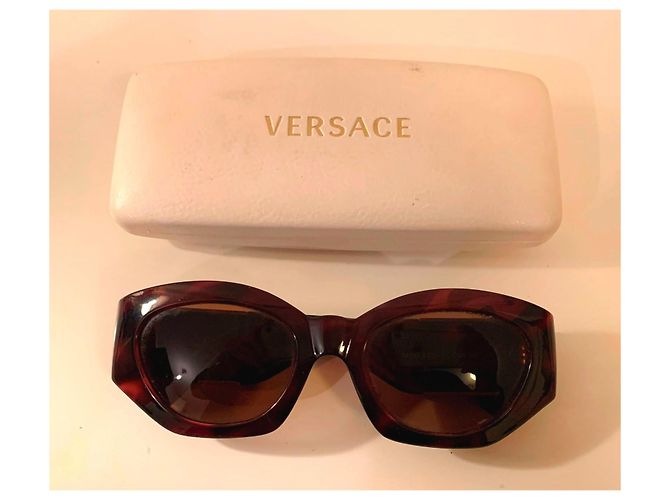 Gafas de sol Medusa Versace Dorado Marrón claro - vista 15
