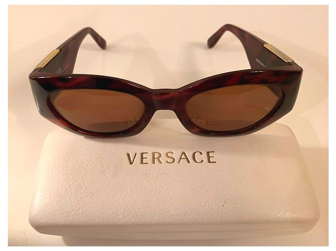 Gafas de sol Medusa Versace Dorado Marrón claro - vista 2