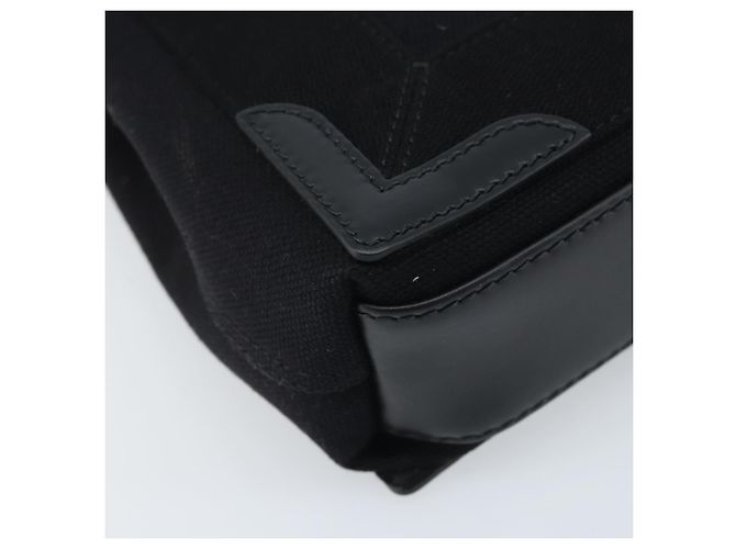 Borsa Tote Cabas XS Balenciaga in tela 2way Nero Argento 390346 Auth SW2262SAM - vista 16