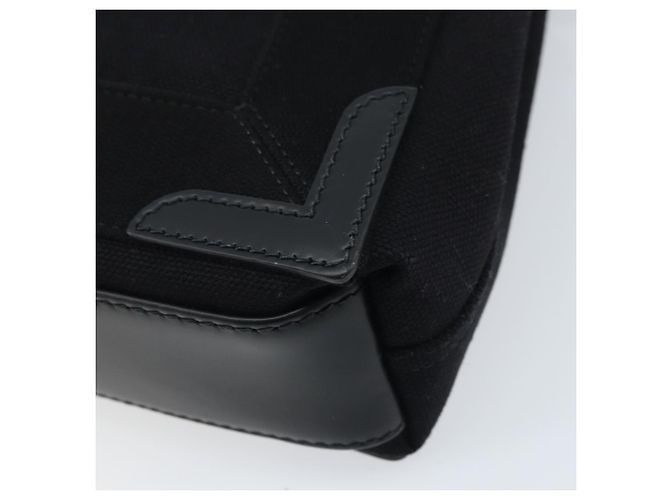 Borsa Tote Cabas XS Balenciaga in tela 2way Nero Argento 390346 Auth SW2262SAM - vista 17