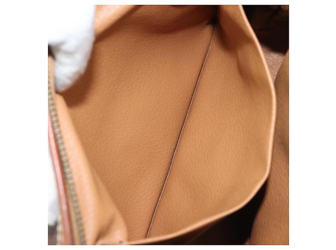 Céline Pochette in tela Macadam CELINE in pelle PVC marrone oro Auth mr2257 D'oro - vista 12