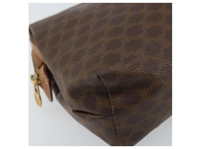 Céline Pochette in tela Macadam CELINE in pelle PVC marrone oro Auth mr2257 D'oro - vista 14