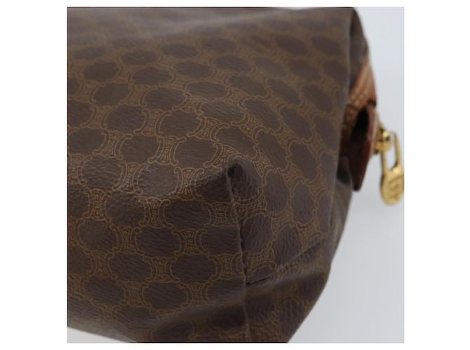 Céline Pochette in tela Macadam CELINE in pelle PVC marrone oro Auth mr2257 D'oro - vista 15