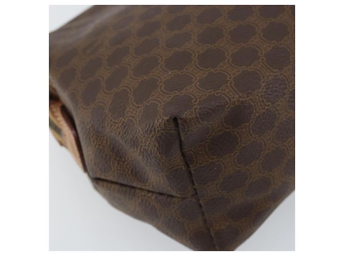 Céline Pochette in tela Macadam CELINE in pelle PVC marrone oro Auth mr2257 D'oro - vista 16