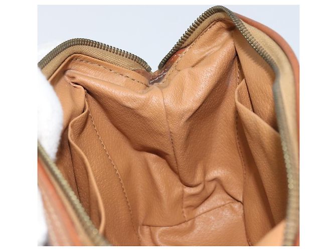 Céline Pochette in tela Macadam CELINE in pelle PVC marrone oro Auth mr2257 D'oro - vista 18