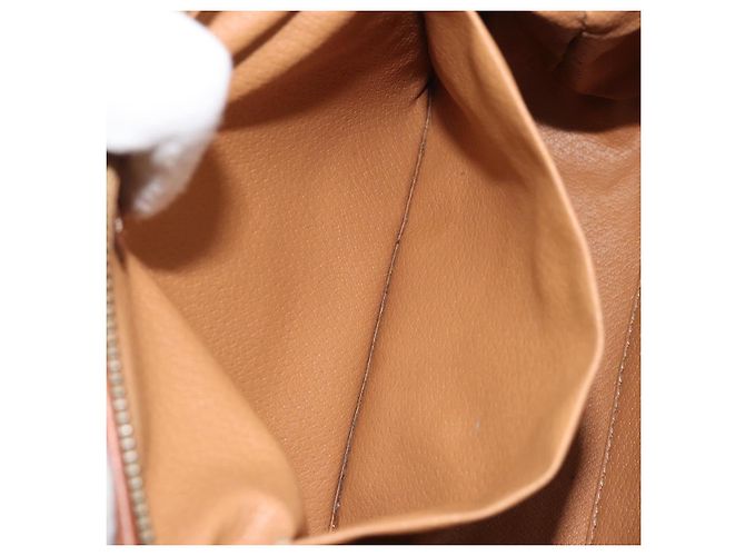 Céline Pochette in tela Macadam CELINE in pelle PVC marrone oro Auth mr2257 D'oro - vista 19