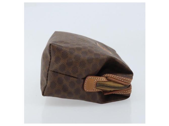 Céline Pochette in tela Macadam CELINE in pelle PVC marrone oro Auth mr2257 D'oro - vista 3