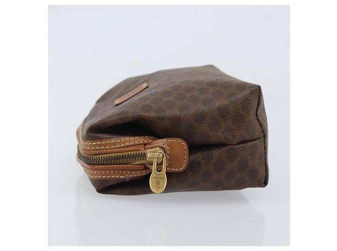 Céline Pochette in tela Macadam CELINE in pelle PVC marrone oro Auth mr2257 D'oro - vista 4