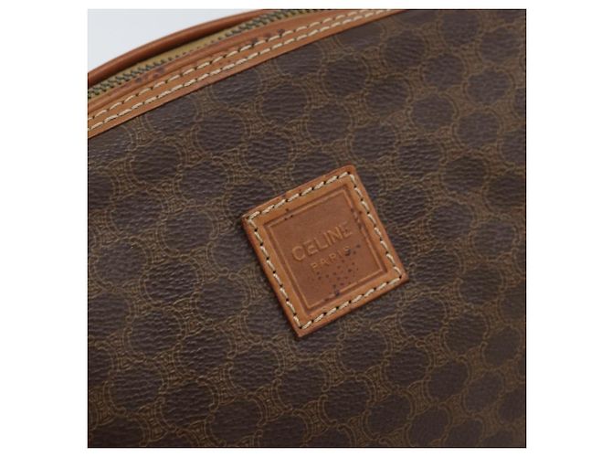 Céline Pochette in tela Macadam CELINE in pelle PVC marrone oro Auth mr2257 D'oro - vista 8