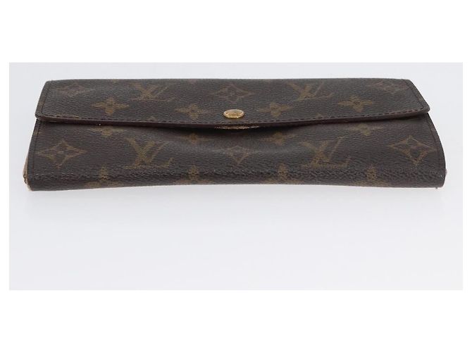LOUIS VUITTON Cartera Larga Monogram Damier Ebene 5 Set LV Auth BA11527 Monograma - vista 11