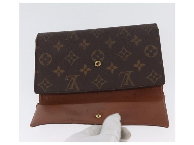 LOUIS VUITTON Cartera Larga Monogram Damier Ebene 5 Set LV Auth BA11527 Monograma - vista 19