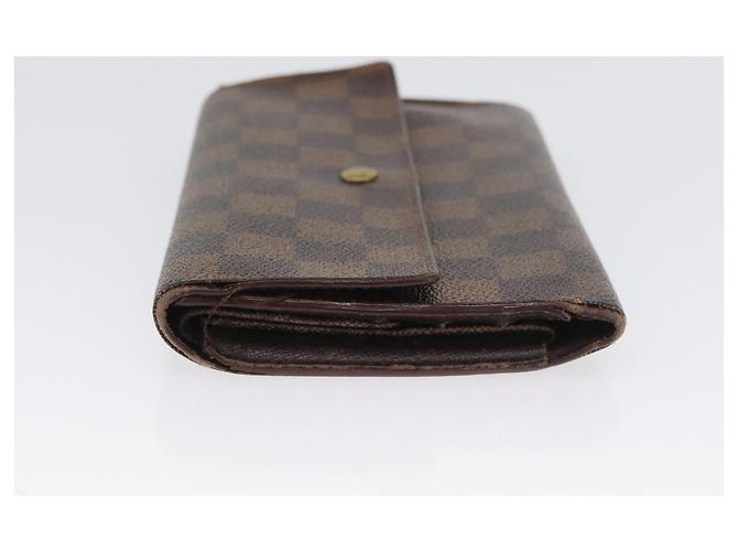 LOUIS VUITTON Cartera Larga Monogram Damier Ebene 5 Set LV Auth BA11527 Monograma - vista 21