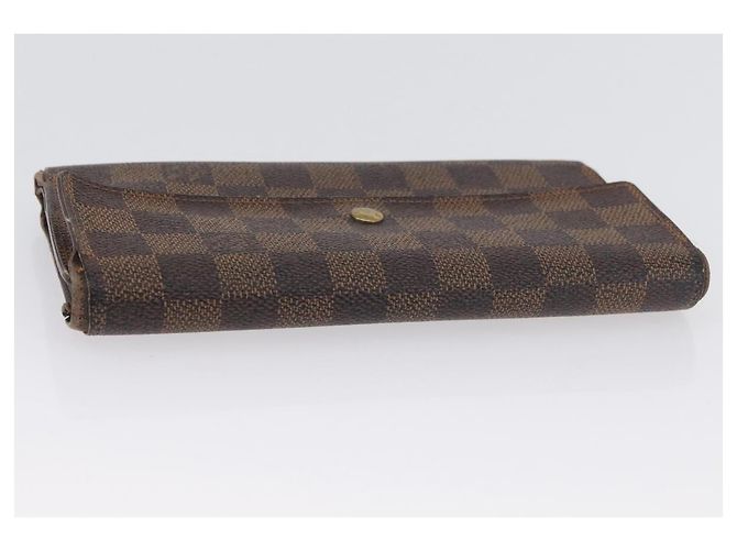 LOUIS VUITTON Cartera Larga Monogram Damier Ebene 5 Set LV Auth BA11527 Monograma - vista 22