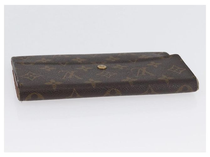LOUIS VUITTON Cartera Larga Monogram Damier Ebene 5 Set LV Auth BA11527 Monograma - vista 27