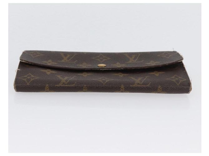 LOUIS VUITTON Cartera Larga Monogram Damier Ebene 5 Set LV Auth BA11527 Monograma - vista 6