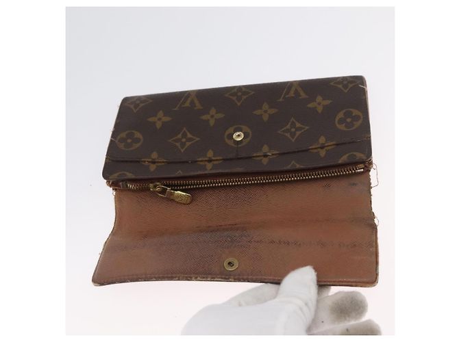 LOUIS VUITTON Cartera Larga Monogram Damier Ebene 5 Set LV Auth BA11527 Monograma - vista 7