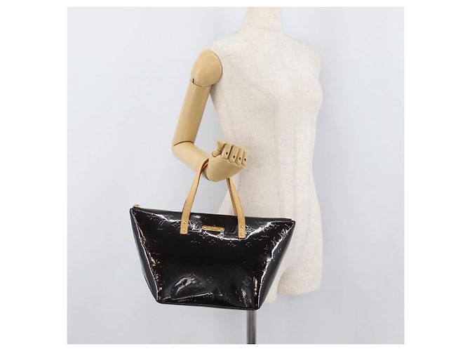 LOUIS VUITTON Borsa Tote Bellevue GM Monogram Vernis Amarante M93589 Auth ka3556A Bordò - vista 22