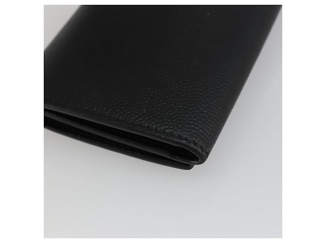 SAINT LAURENT Key Case Leather Black Silver Auth bs34205 Silvery - view 16