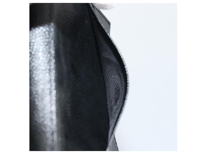 SAINT LAURENT Key Case Leather Black Silver Auth bs34205 Silvery - view 22