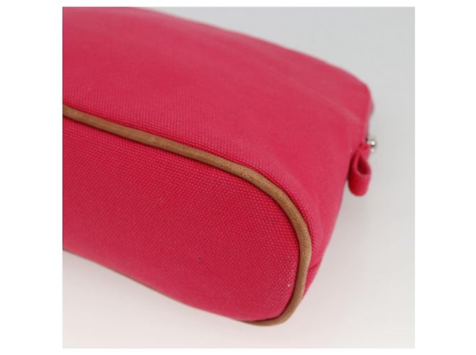 Hermès HERMES Bolide MM Tasche aus rotem Canvas mit Silber authentisch ka3522 - Ansicht 15