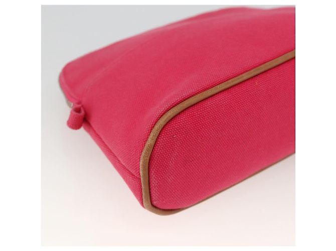 Hermès HERMES Bolide MM Tasche aus rotem Canvas mit Silber authentisch ka3522 - Ansicht 16