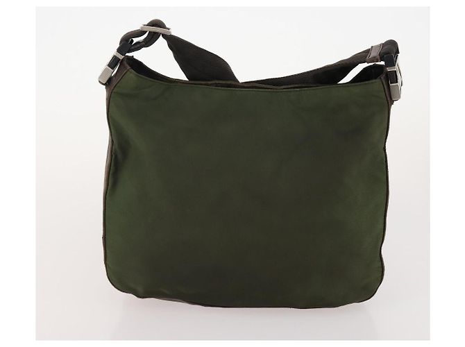 Borsa sportiva PRADA in nylon 4 pezzi marrone khaki Auth YKZ430 Cachi - vista 15