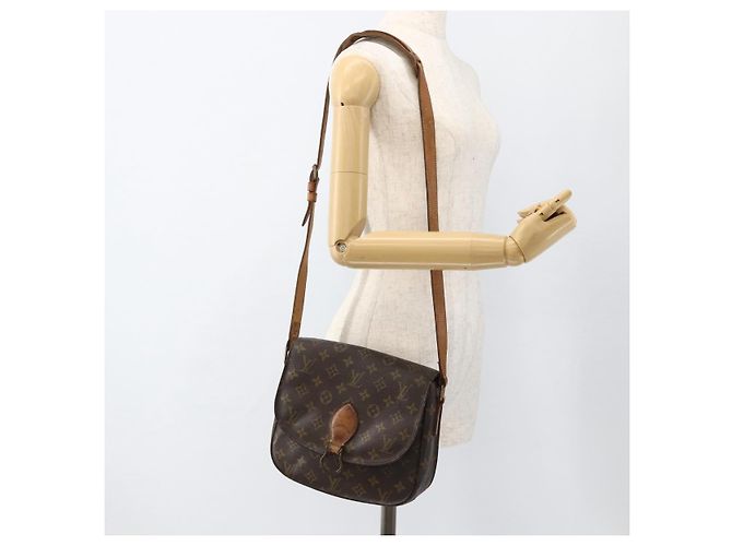 LOUIS VUITTON Borsa a Spalla Monogram Saint Cloud GM M51242 LV Auth ARZ902 Monogramma - vista 26