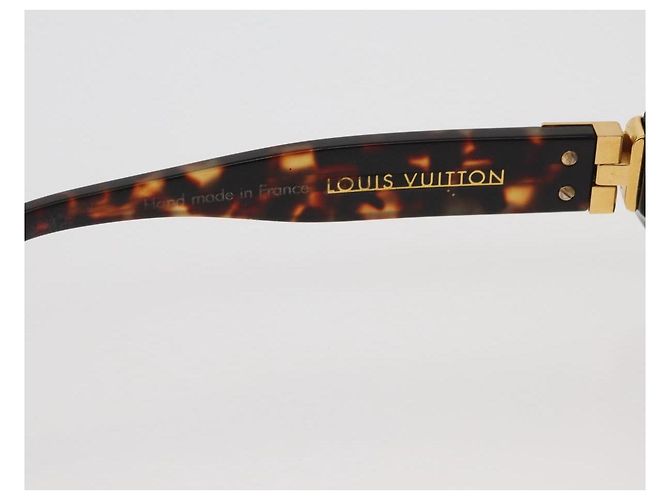 GAFAS DE SOL TORTUGA LOUIS VUITTON plástico Marrón LV Auth 162590 Castaño - vista 11
