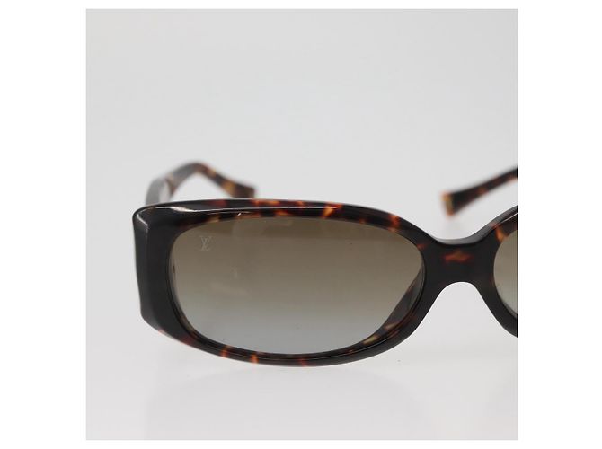 GAFAS DE SOL TORTUGA LOUIS VUITTON plástico Marrón LV Auth 162590 Castaño - vista 3