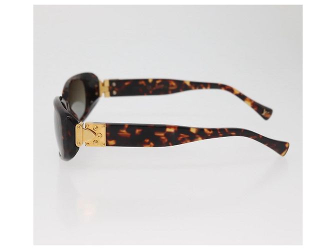 GAFAS DE SOL TORTUGA LOUIS VUITTON plástico Marrón LV Auth 162590 Castaño - vista 7