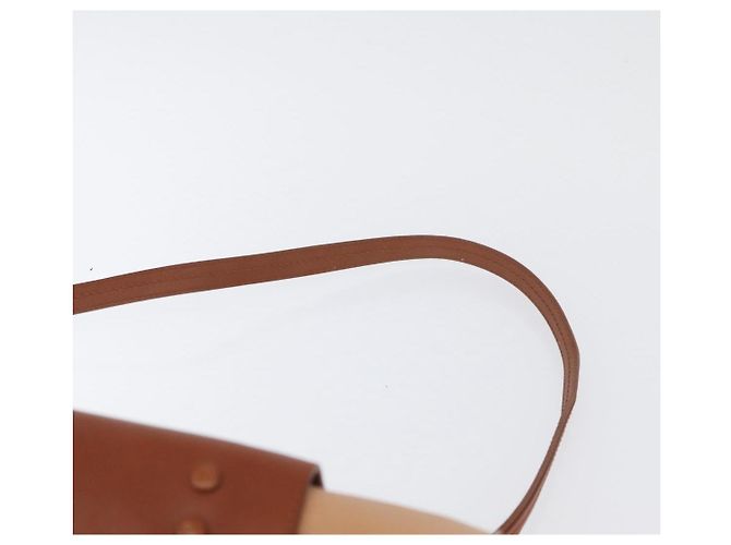 Chloé Borsa a mano in pelle Chloe Little Alice 2 in 1 marrone oro Auth am11007 D'oro - vista 15